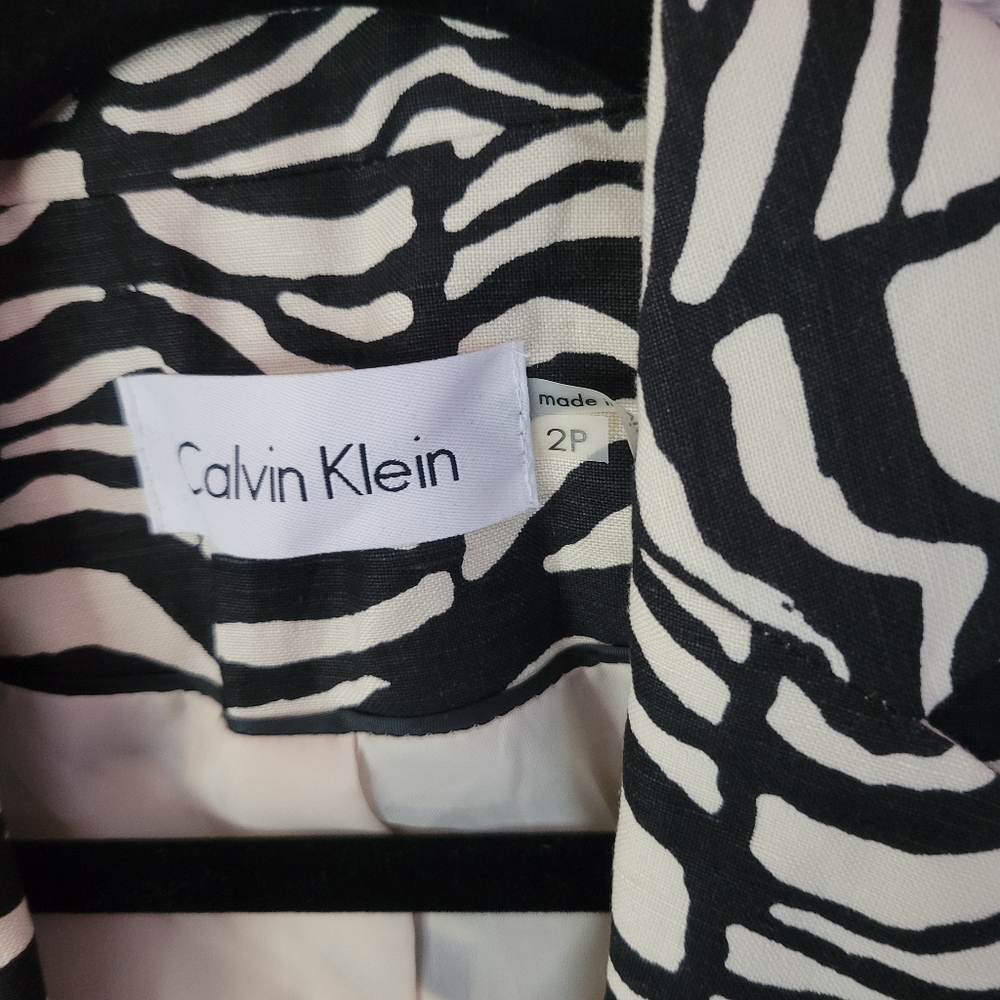 Calvin Klein Linen Jacket - Picture 4 of 6
